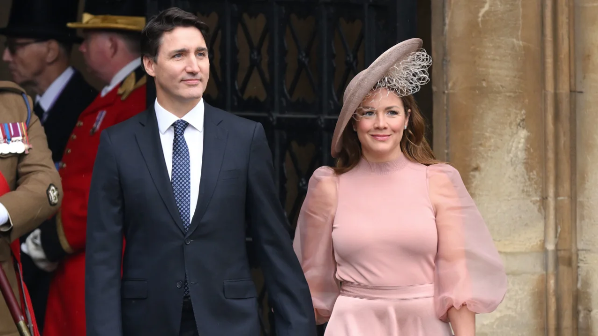 Justin Trudeau and wife
