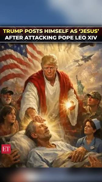 Trump deletes controversial Social post where he appears Jesus-like